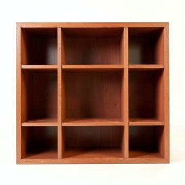 Field Arc Empty Mug-Storage Cabinet Insert - Terracotta (synthetic illustration; no displayed measurements)