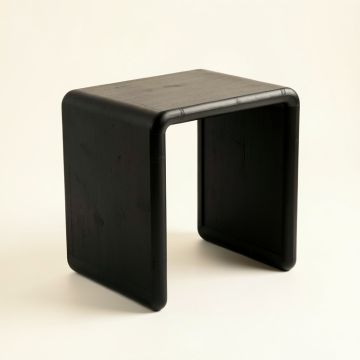 Cedar Dell Side Table - Black (synthetic illustration; no displayed measurements)