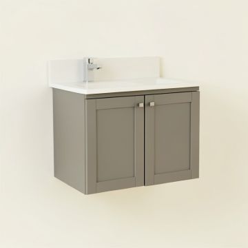 Rosie Cabinet 13 '' Wall-Mounted Single Bathroom Vanity (synthetic illustration; no displayed measurements)