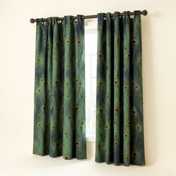 Ambesonne Feather Window Curtains (synthetic illustration; no displayed measurements)
