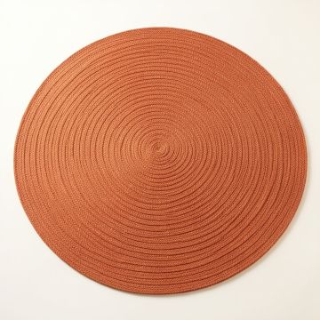 Dune Canyon Round Area Rug - Terracotta (synthetic illustration; no displayed measurements)