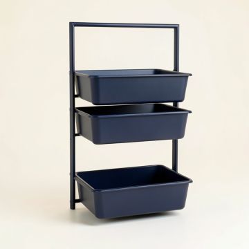 Fern Crest Empty Vertical Garden Frame - Navy (synthetic illustration; no displayed measurements)