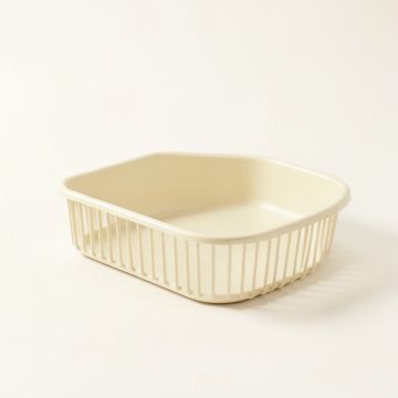 Oak Falls Empty Under-Desk Cable Tray - Ivory (synthetic illustration; no displayed measurements)