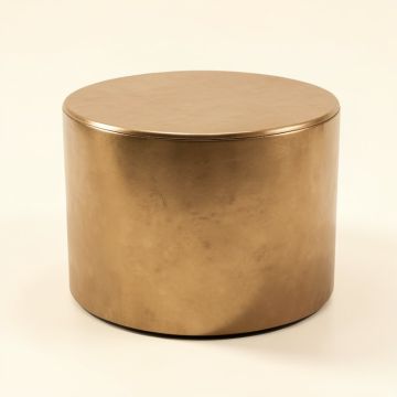 Jasmine Drum Aluminum Coffee Table (synthetic illustration; no displayed measurements)