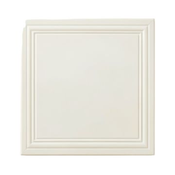 Spruce Arc Uninstalled Square Decorative Tile - White