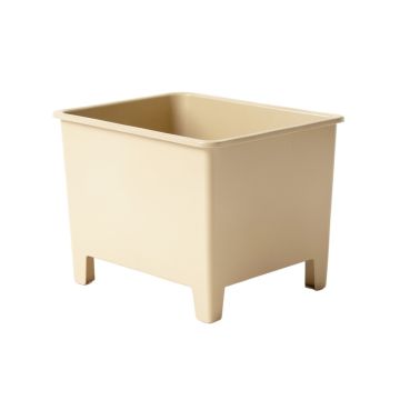 Laurel Canyon Empty Raised Planter - Beige