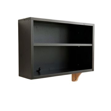 Harbor Bend Wall-Mounted Entryway Organizer Shelf - Black