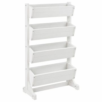 Dawn Brook Empty Vertical Garden Frame - White