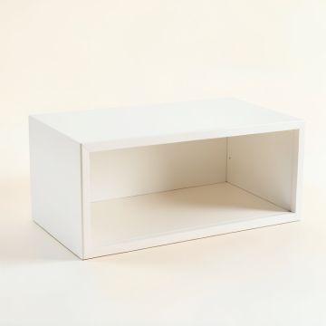 Dawn Bend Shoe Storage Bench - White (synthetic illustration; no displayed measurements)