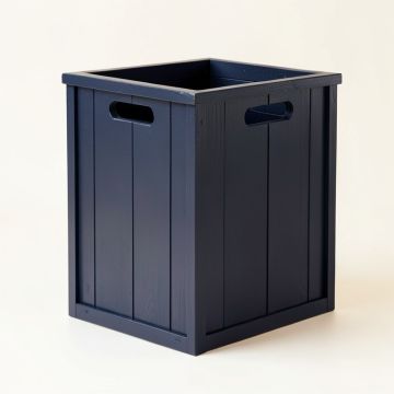 Meadow Arc Closed Outdoor Storage Box - Navy (synthetic illustration; no displayed measurements)