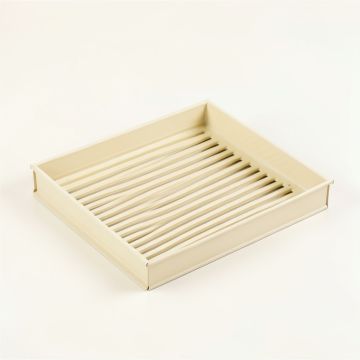 Summit Crest Empty Under-Desk Cable Tray - Cream (synthetic illustration; no displayed measurements)