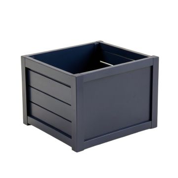 Slate Dell Empty Furniture-Style Litter Enclosure - Navy