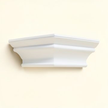 Neuveau 7 3/4 '' H X 96 '' W X 9 '' D Crown Molding (synthetic illustration; no displayed measurements)