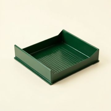 Harbor Edge Empty Under-Desk Cable Tray - Green (synthetic illustration; no displayed measurements)