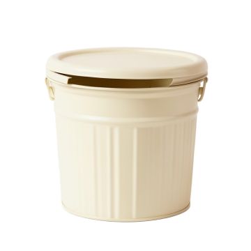 Aspen Brook Closed Garden Compost Bin - Cream