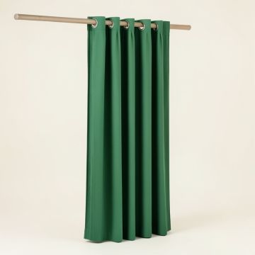 Jaymie Zen Bamboo Beaded Single Curtain Panel (synthetic illustration; no displayed measurements)