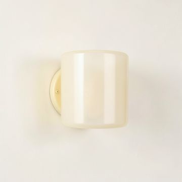 Stone Canyon Wall Sconce Mounted On A Plain Wall - Ivory (synthetic illustration; no displayed measurements)