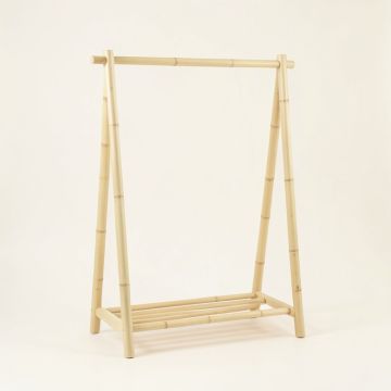 Bay Bridge Empty Garment Rack - Cream (synthetic illustration; no displayed measurements)