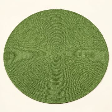 Meadow Crest Round Area Rug - Green (synthetic illustration; no displayed measurements)