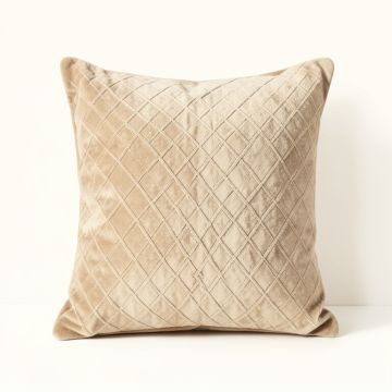 Hazel Bridge Filled Accent Pillow - Beige (synthetic illustration; no displayed measurements)