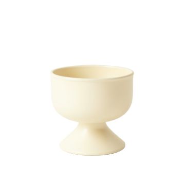 Juniper Branch Empty Candle Holder - Ivory