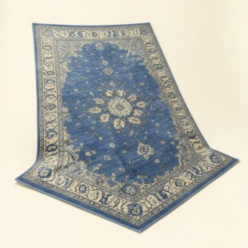Brandt Oriental Blue Area Rug (synthetic illustration; no displayed measurements)
