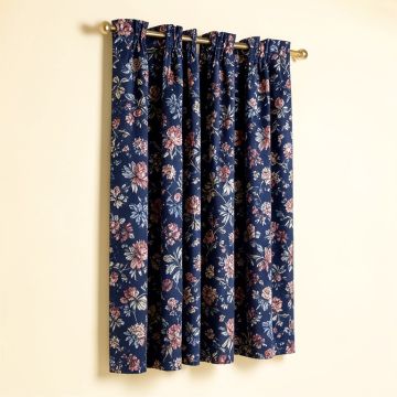 Kaster Lined Tailored Floral Room Darkening Rod Pocket Single Curtain Panel (synthetic illustration; no displayed measurements)