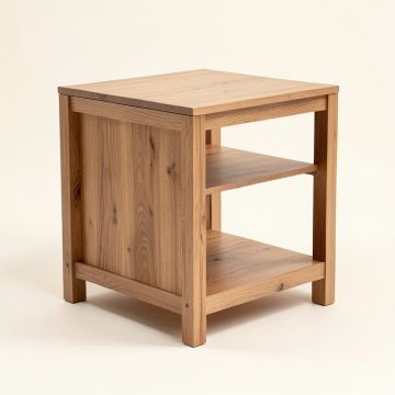 Alkaios Kitchen Cart With Solid + Manufactured Wood (synthetic illustration; no displayed measurements)