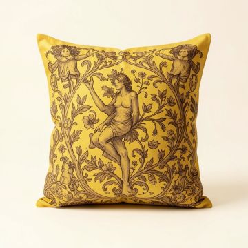 Alphonse Mucha Zodiac Floor Pillow - Standard (synthetic illustration; no displayed measurements)