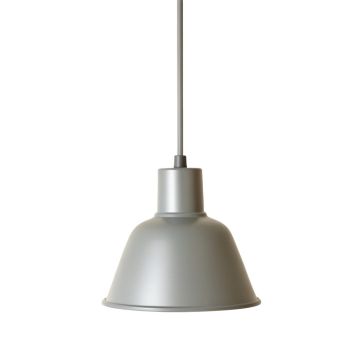 Vale Crossing Pendant Light Suspended From One Plain Cable - Gray