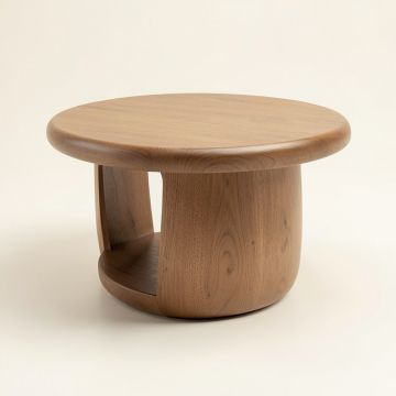 Laya Drum Coffee Table (synthetic illustration; no displayed measurements)