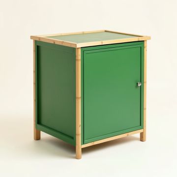 Ash Dale Freestanding Laundry Folding Counter - Green (synthetic illustration; no displayed measurements)