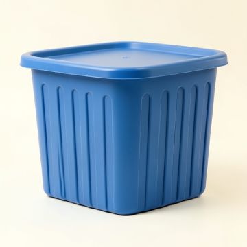 Harbor Bluff Laundry Hamper - Blue (synthetic illustration; no displayed measurements)