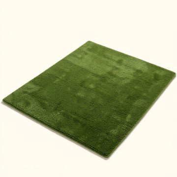 Schaub Hand-Tufted Wool Green Area Rug (synthetic illustration; no displayed measurements)
