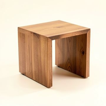 Beladonna Solid Wood End Table (synthetic illustration; no displayed measurements)