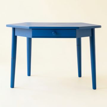Spruce Crest Writing Desk - Blue (synthetic illustration; no displayed measurements)
