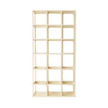 Cedar Bluff Empty Vertical Garden Frame - Ivory