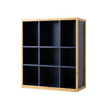 Holly Crest Freestanding Bookcase - Navy