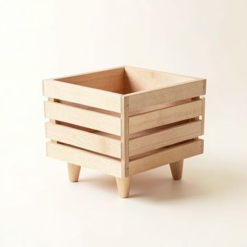 Flint Brook Empty Raised Planter - Beige (synthetic illustration; no displayed measurements)