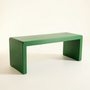 Hill Falls Indoor Bench - Green (synthetic illustration; no displayed measurements)