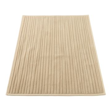 Reed Crest Bath Mat - Beige