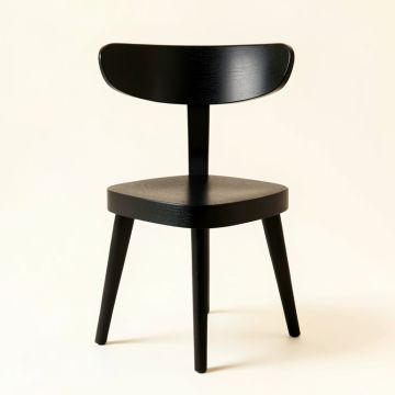 Hazel Crossing Dining Chair - Black (synthetic illustration; no displayed measurements)