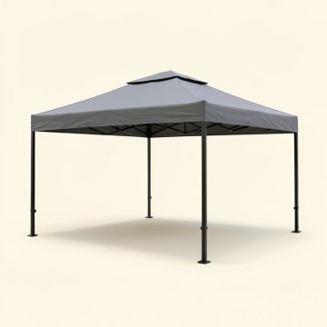 12 Ft. W X 9.8 Ft. D Steel Patio Gazebo (synthetic illustration; no displayed measurements)
