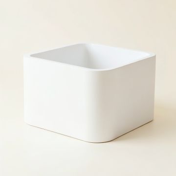 Sage Crossing Empty Furniture-Style Litter Enclosure - White (synthetic illustration; no displayed measurements)
