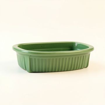 Harbor Brook Empty Railing Planter With Integral Brackets - Green (synthetic illustration; no displayed measurements)