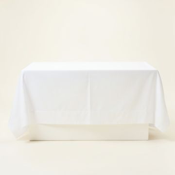 Shore Bend Flat Bed Sheet - White (synthetic illustration; no displayed measurements)