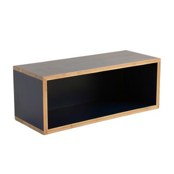 Reed Edge Shoe Storage Bench - Navy