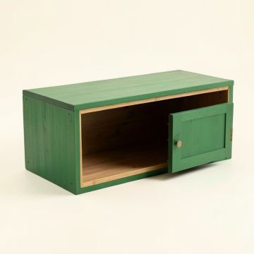 Glen Dale Shoe Storage Bench - Green (synthetic illustration; no displayed measurements)