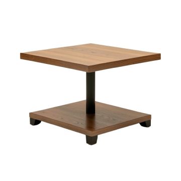 Shultz Floor Shelf Coffee Table With Tray Top