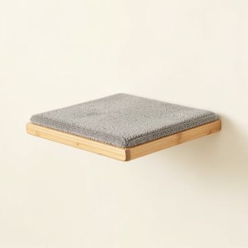 Alder Field Wall-Mounted Cat Perch - Gray (synthetic illustration; no displayed measurements)
